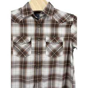 90's American Eagle Outfitters Mens Button Down Western Shirt Pearl Snaps S/P